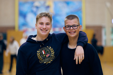 To kammerater på Kongeådalens Efterskole